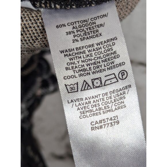 ANN TAYLOR Black Plaid Paper Bag Ankle Pants Pockets Small - Picture 6 of 7